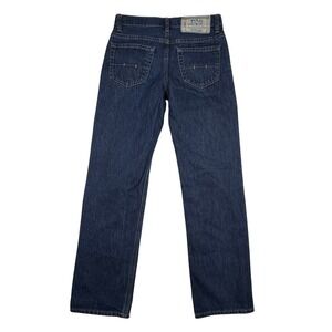 Polo Ralph Lauren 381 Slim Straight Leg Jeans Dark Wash Blue Womens 12 26x25.5